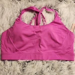 Victoria's Secret Strappy Back Sports Bra Sz XXL NWT Pink
